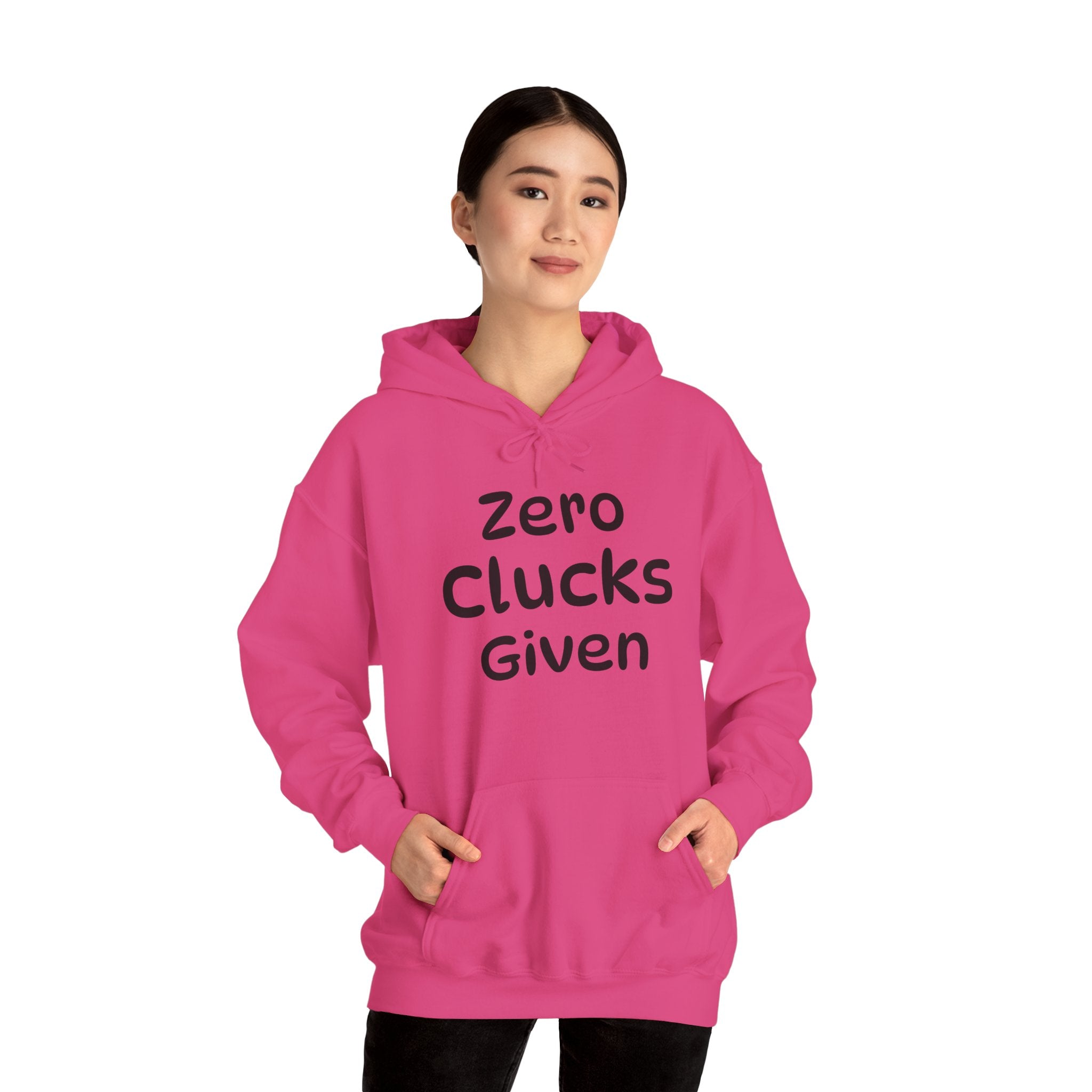 Zero Clucks Given Unisex Heavy Blend™ Hooded Sweatshirt