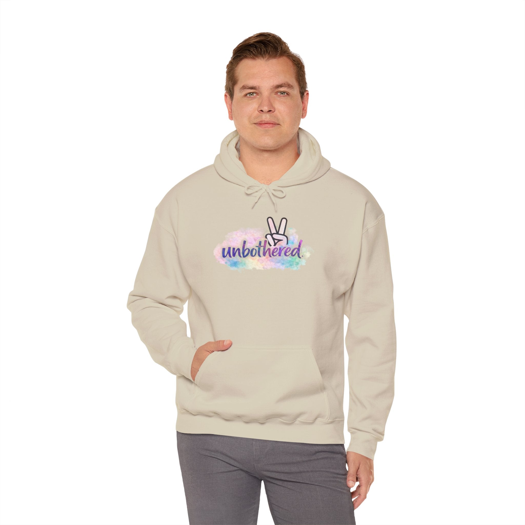 Unbothered Hoodie — Cozy Pullover Sweatshirt for Relaxed Vibes