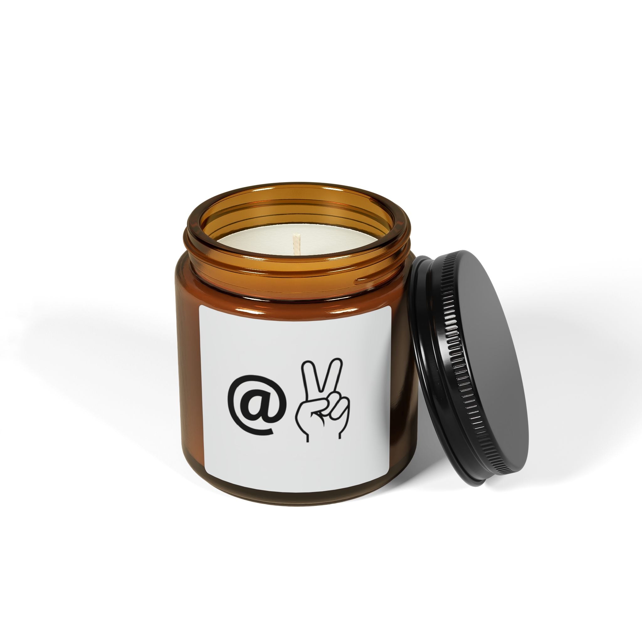 At Peace Amber Jar Soy Candle