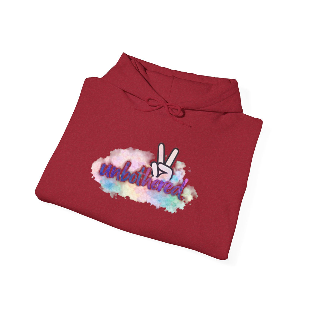 Unbothered Hoodie — Cozy Pullover Sweatshirt for Relaxed Vibes