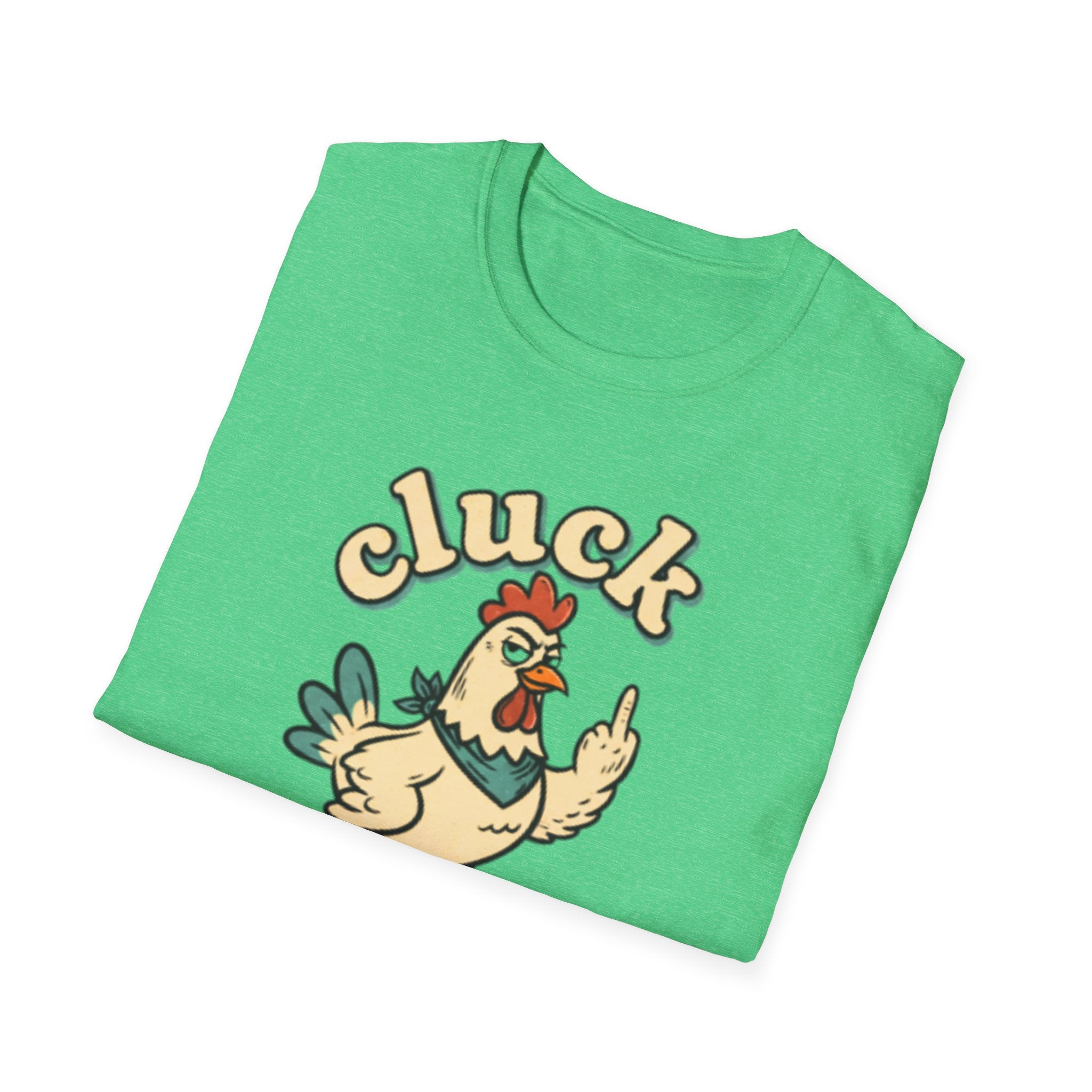 Cluck Off Chicken T-Shirt — Funny Retro Fowl Graphic Tee