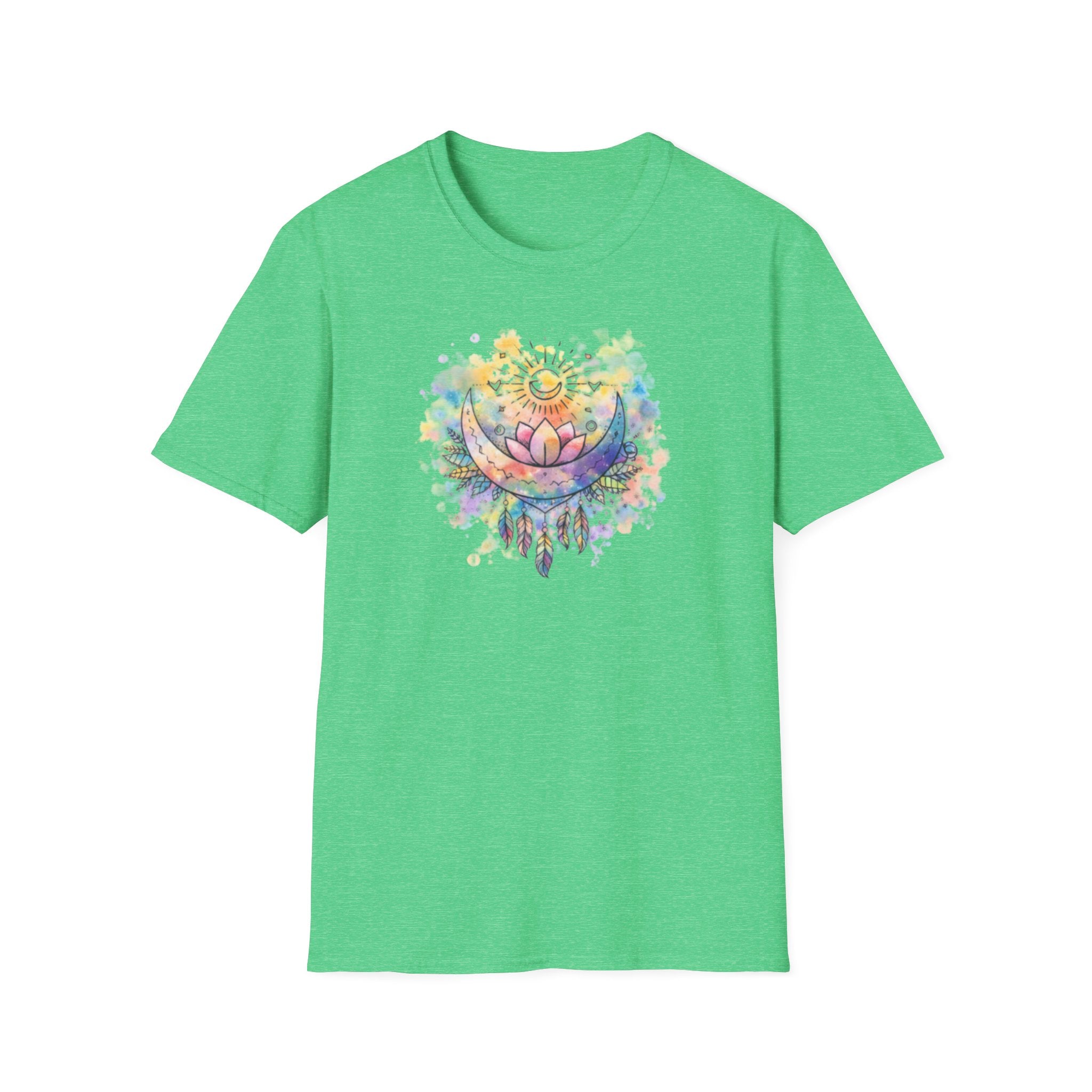 Lotus Dreamcatcher Watercolor T-Shirt — Sun & Feather Spiritual Tee