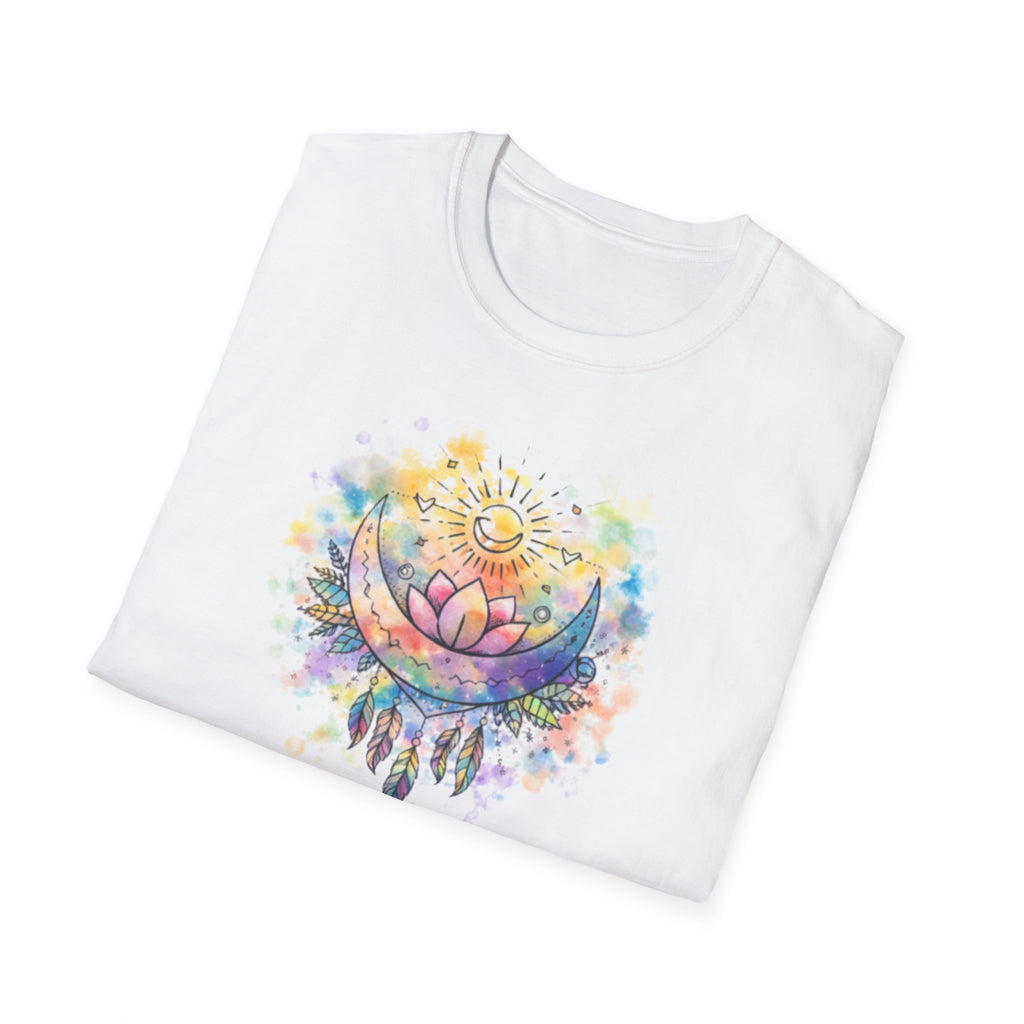 Lotus Dreamcatcher Watercolor T-Shirt — Sun & Feather Spiritual Tee