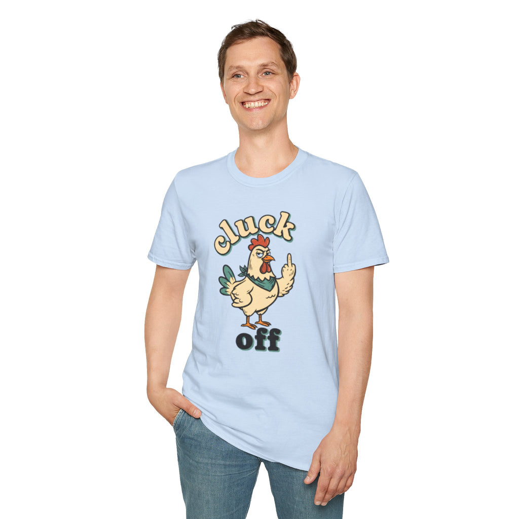 Cluck Off Chicken T-Shirt — Funny Retro Fowl Graphic Tee