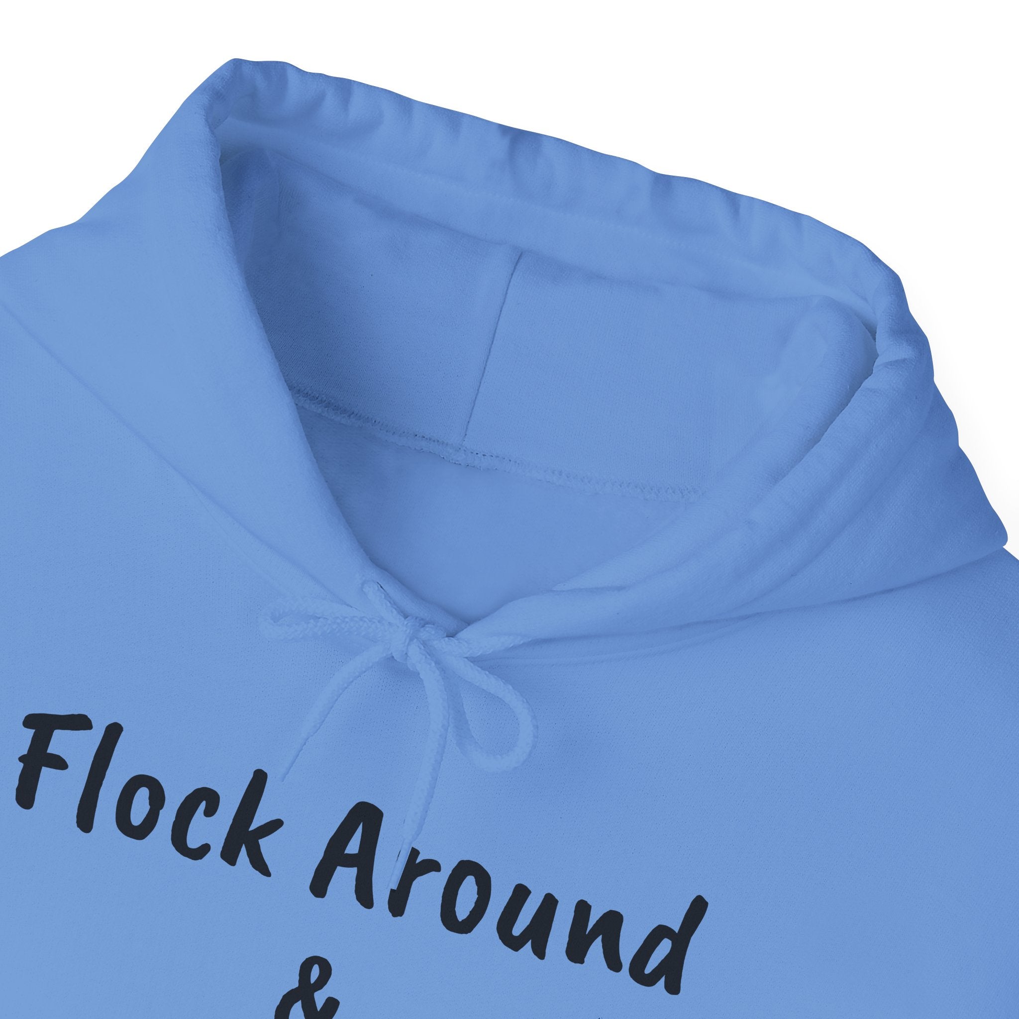 Flock Around & Find Out Hoodie | Funny Typography Pullover