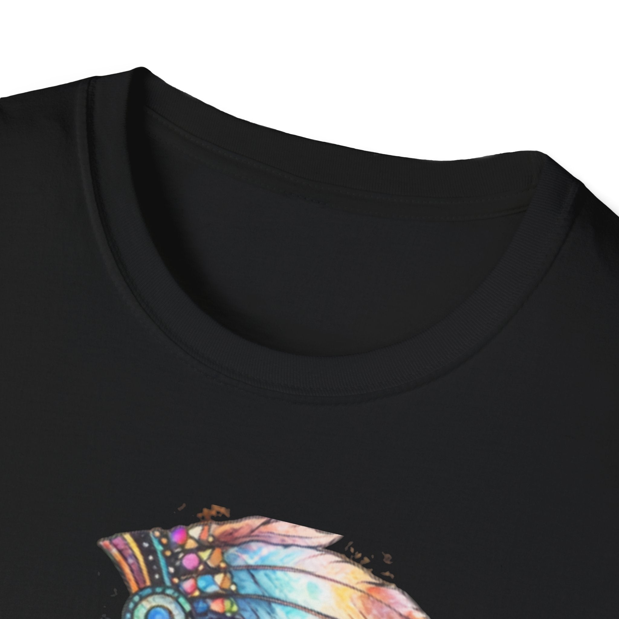 Native American Watercolor Headdress T-Shirt