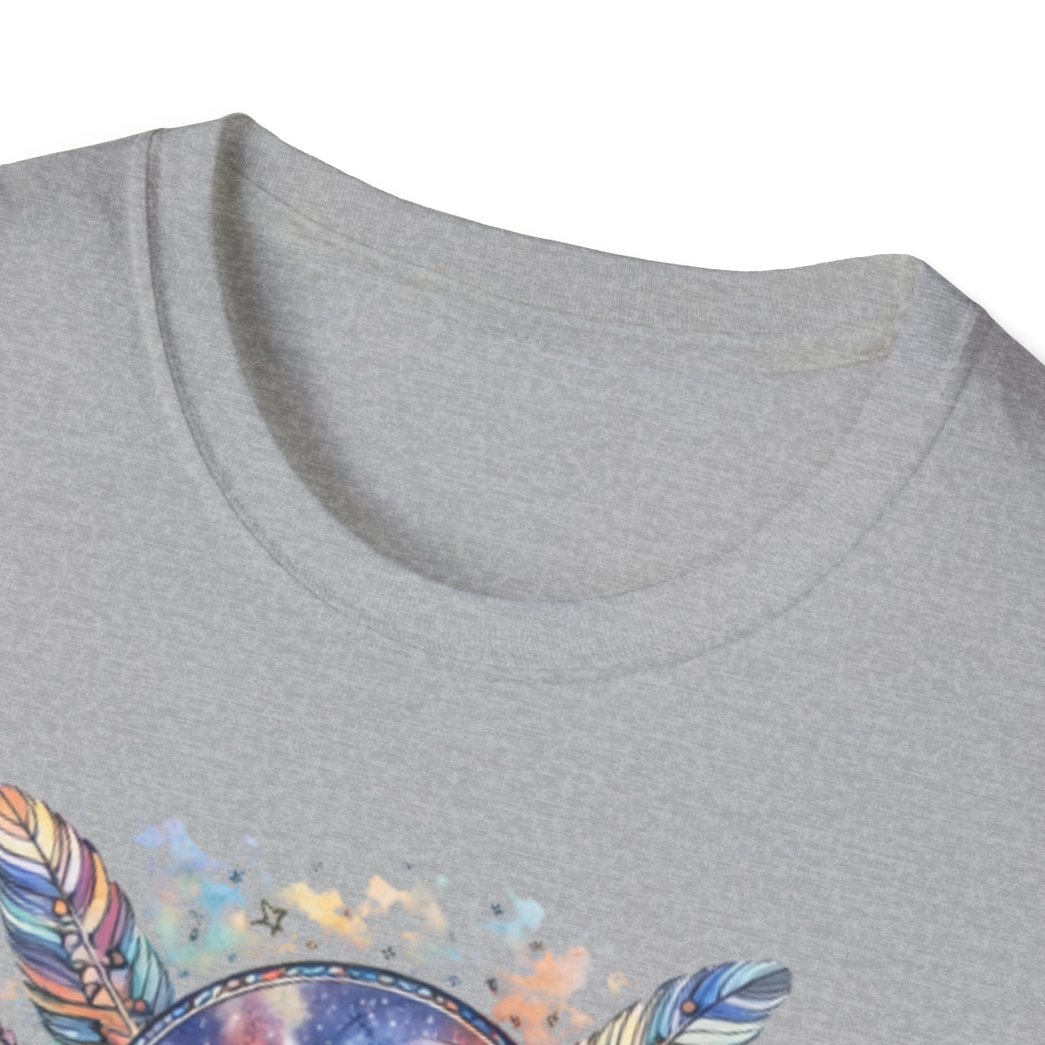 Watercolor Dreamcatcher Sunset T-Shirt — Boho Spiritual Tee