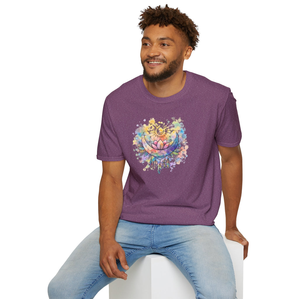 Lotus Dreamcatcher Watercolor T-Shirt — Sun & Feather Spiritual Tee