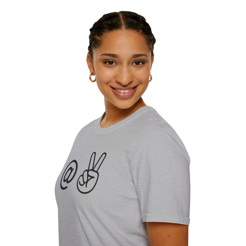 At Peace T-Shirt — Minimalist Graphic Tee