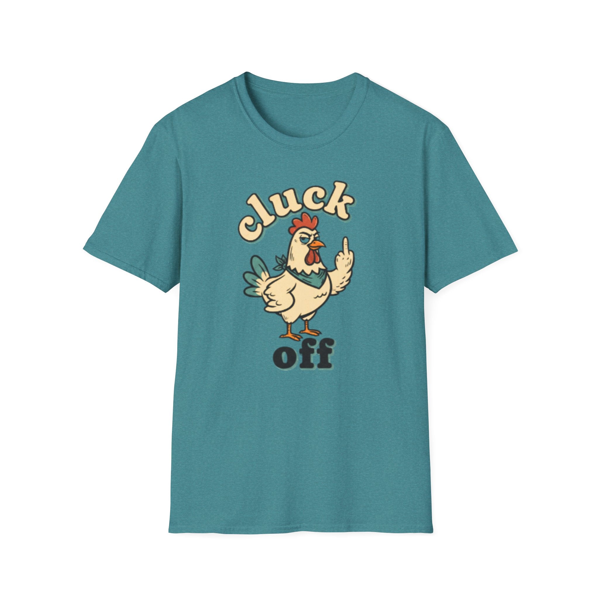 Cluck Off Chicken T-Shirt — Funny Retro Fowl Graphic Tee
