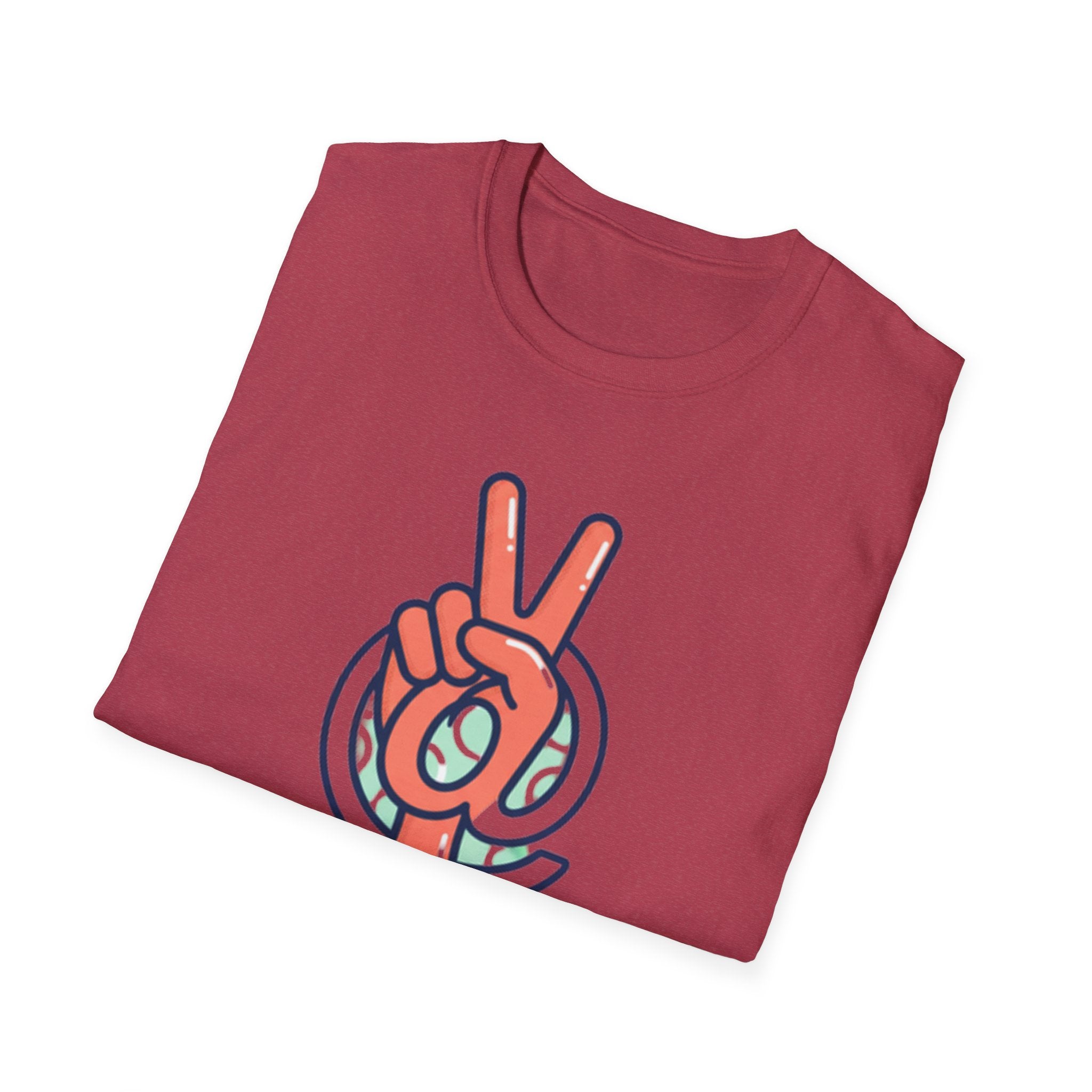 Peace Sign Hand T-Shirt | Retro Vibes, Minimal Graphic