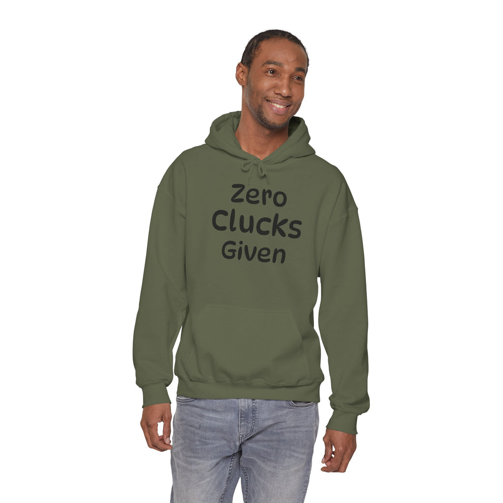 Zero Clucks Given Unisex Heavy Blend™ Hooded Sweatshirt