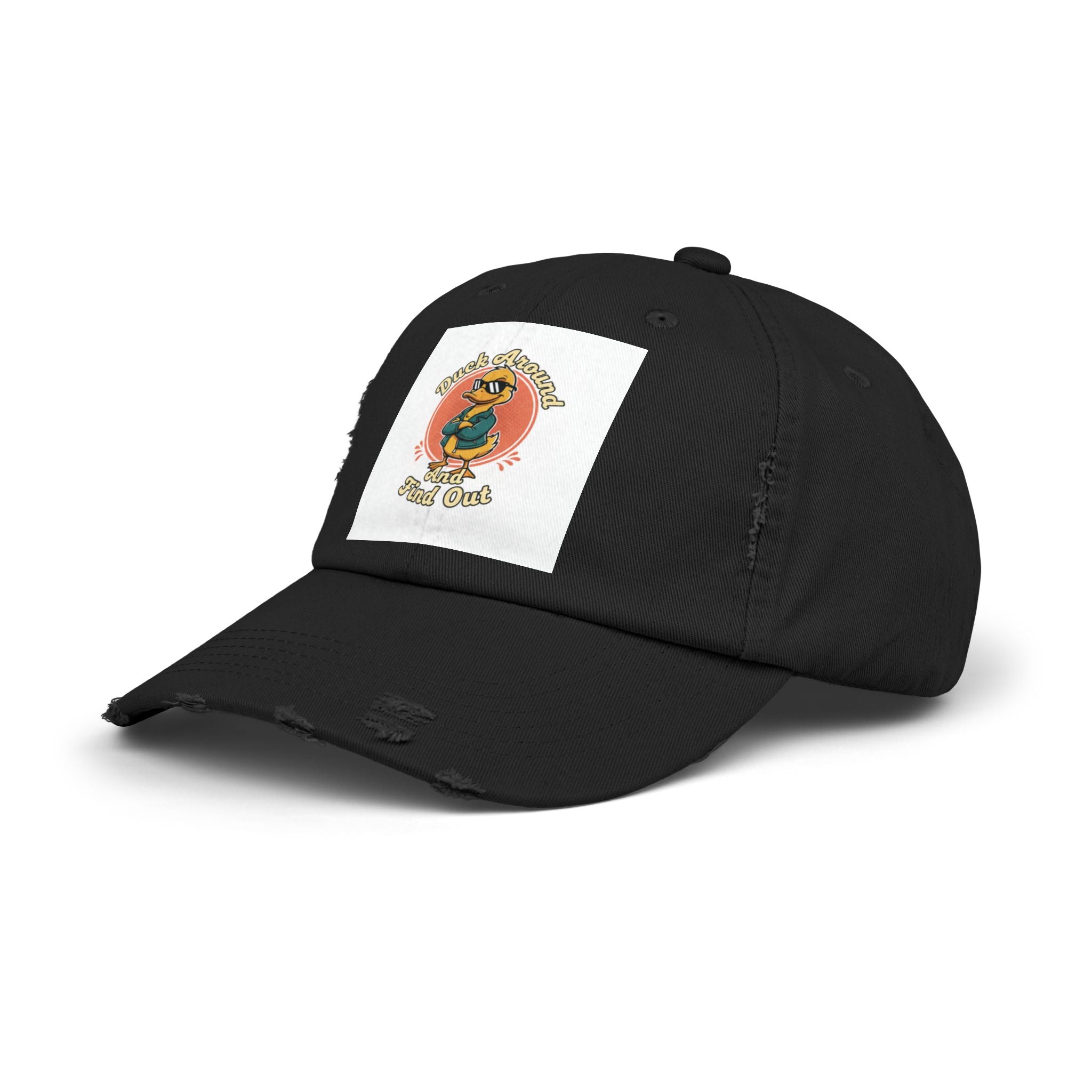 Duck Around and Find Out — Vintage Cartoon Distressed Cap