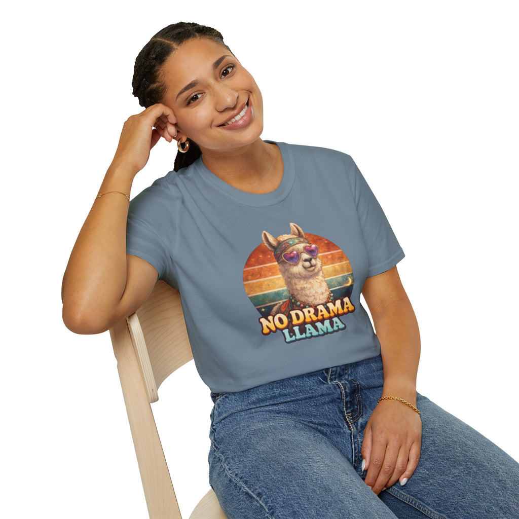 No Drama Llama Unisex Softstyle T-Shirt