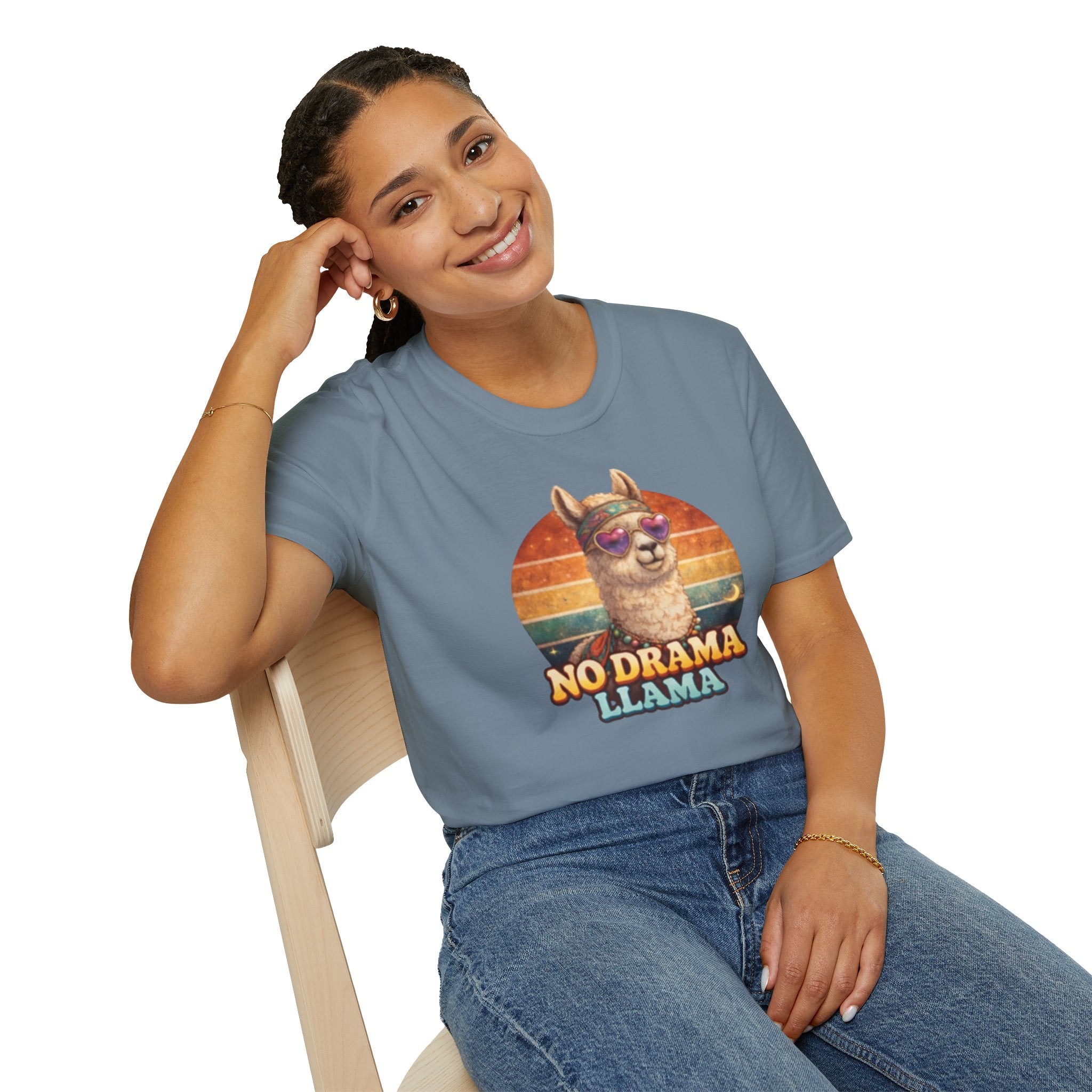 No Drama Llama Unisex Softstyle T-Shirt