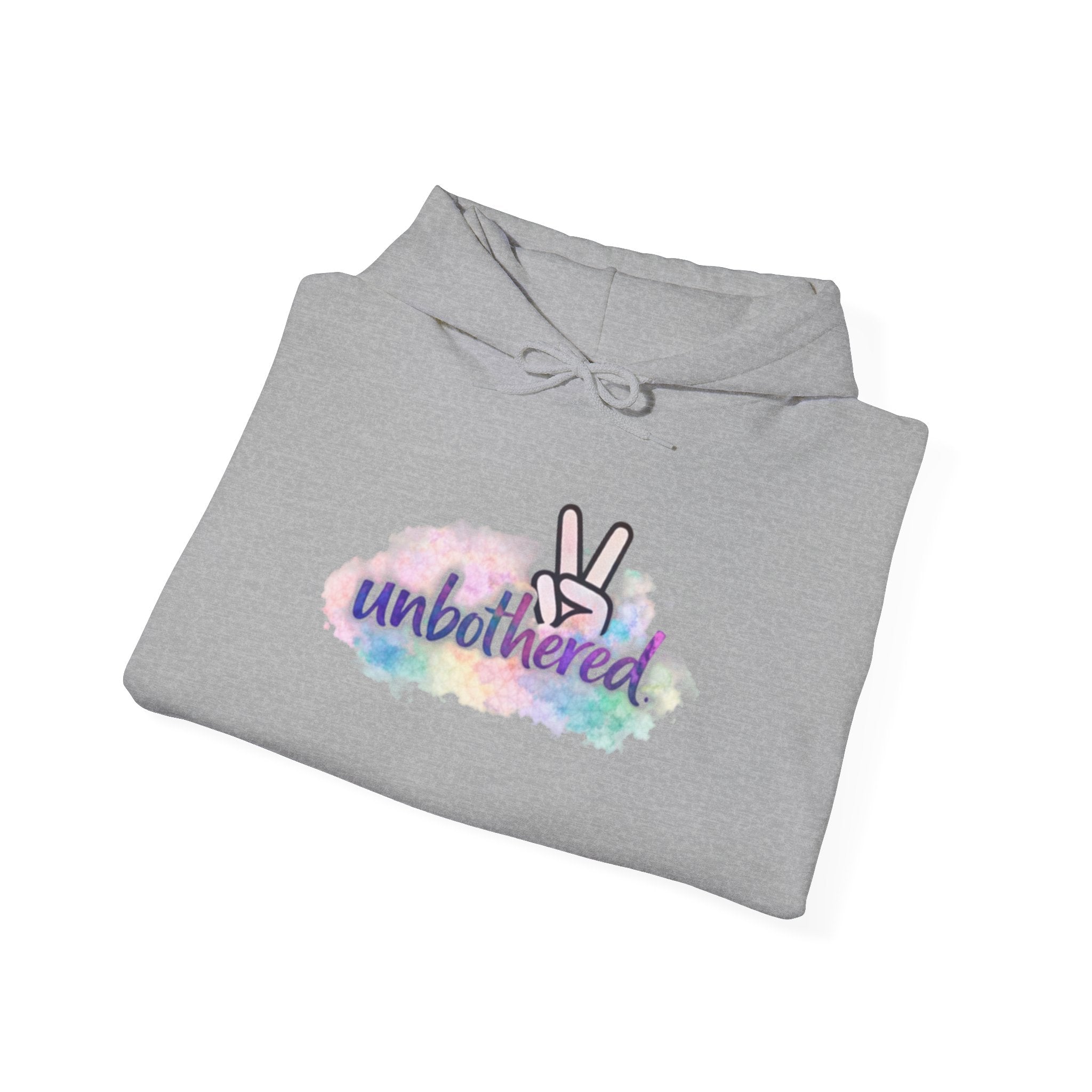 Unbothered Hoodie — Cozy Pullover Sweatshirt for Relaxed Vibes