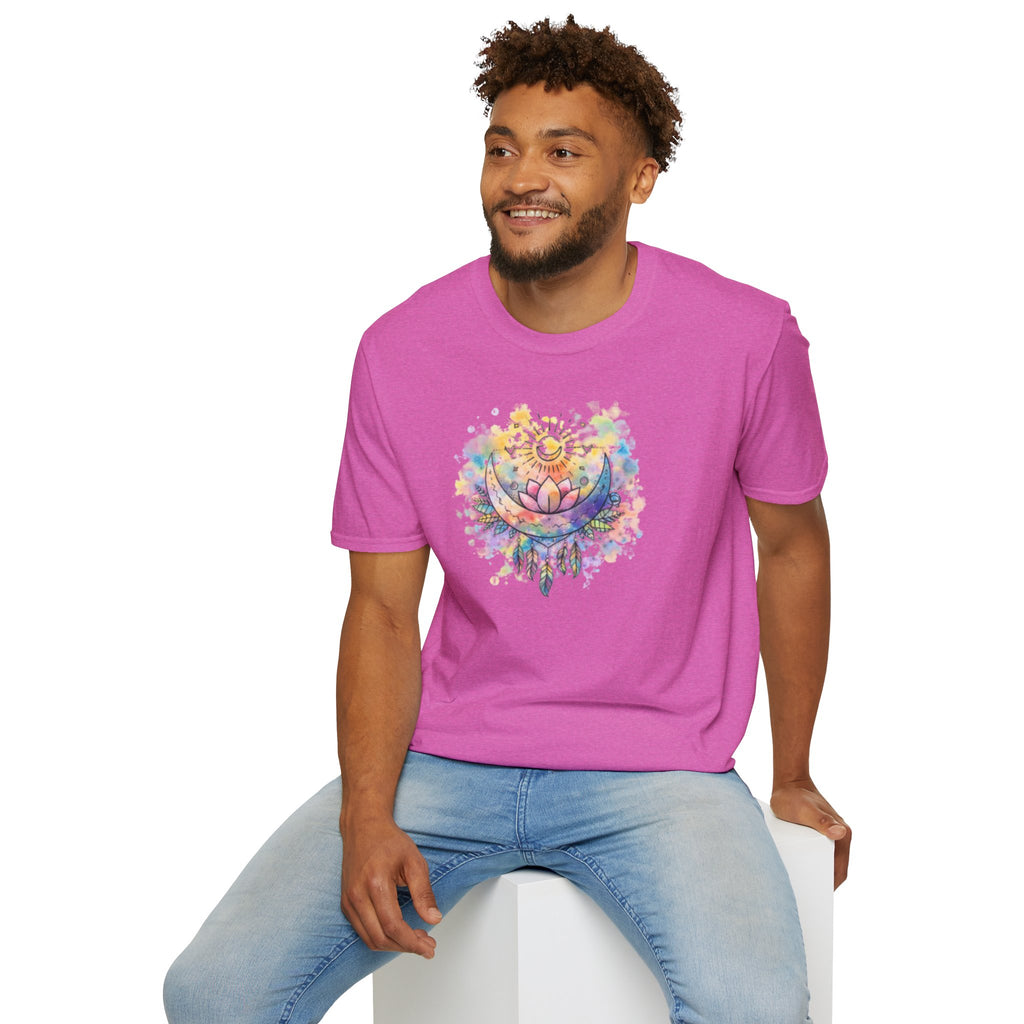 Lotus Dreamcatcher Watercolor T-Shirt — Sun & Feather Spiritual Tee