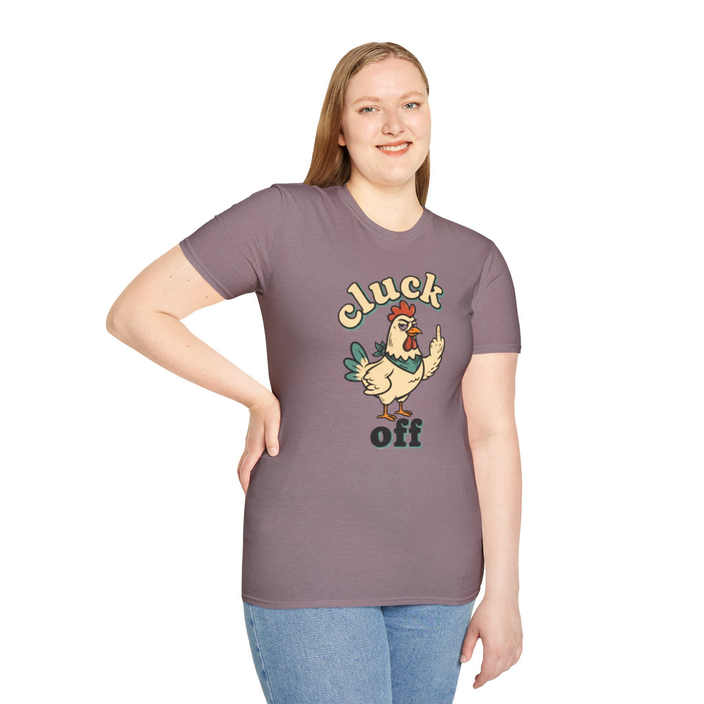 Cluck Off Chicken T-Shirt — Funny Retro Fowl Graphic Tee