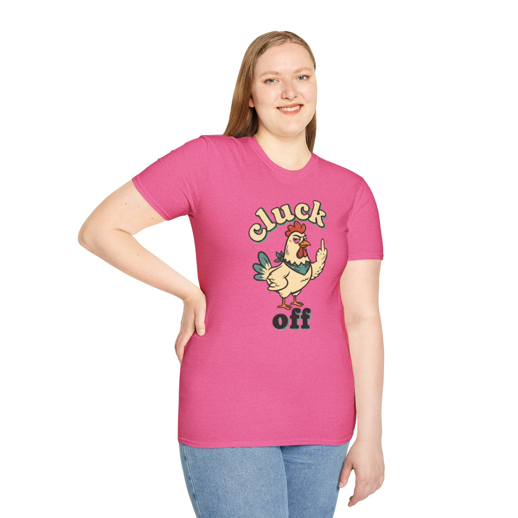 Cluck Off Chicken T-Shirt — Funny Retro Fowl Graphic Tee