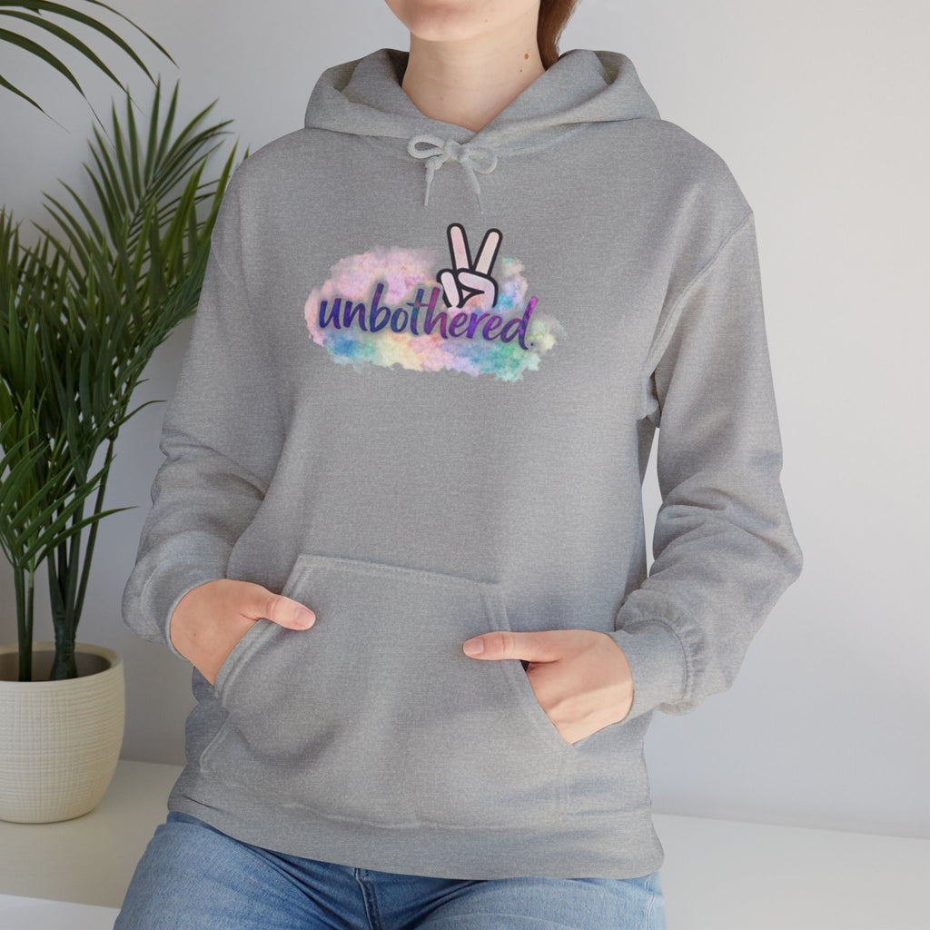 Unbothered Hoodie — Cozy Pullover Sweatshirt for Relaxed Vibes