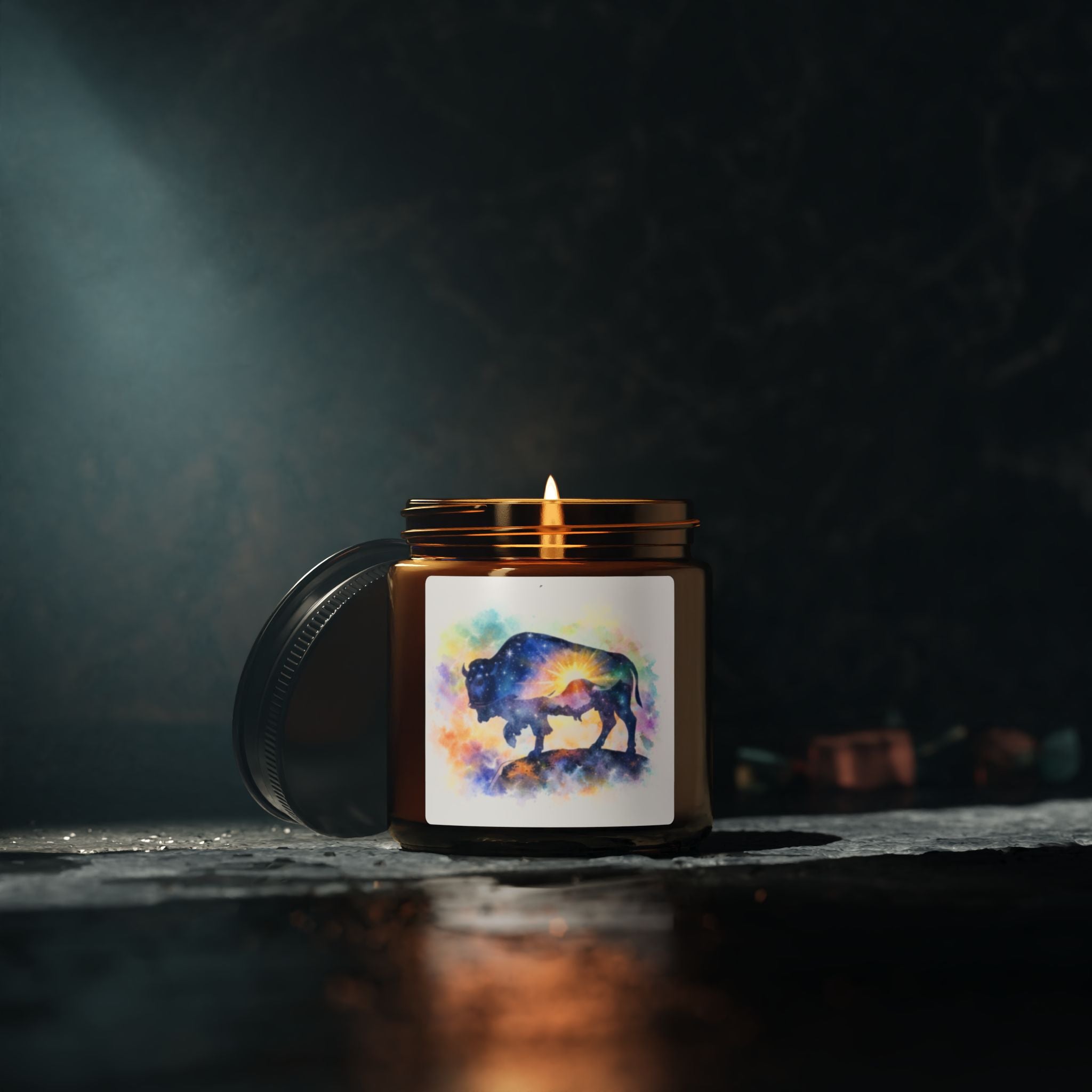Cosmic Buffalo Candle | Amber Jar Soy Candle