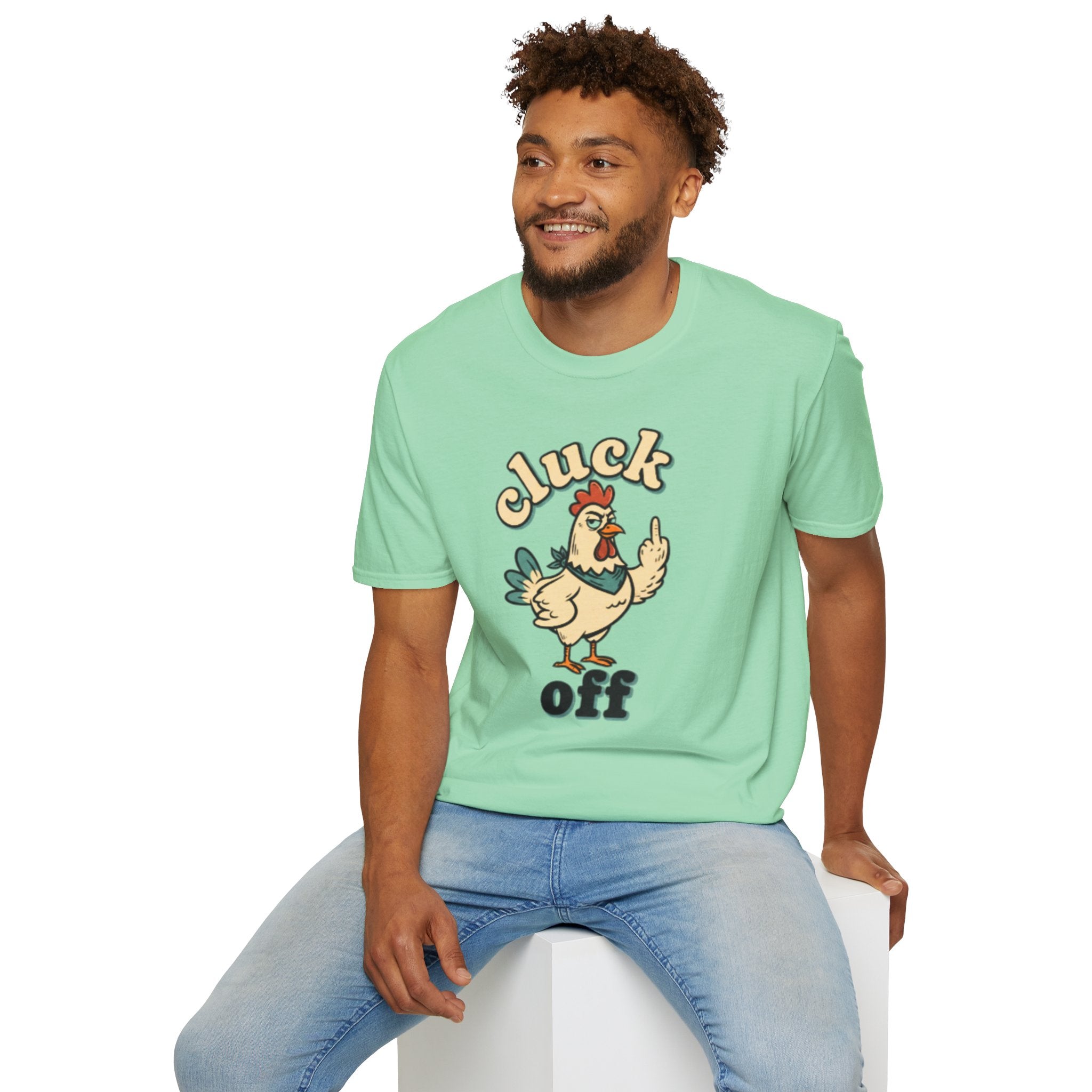 Cluck Off Chicken T-Shirt — Funny Retro Fowl Graphic Tee