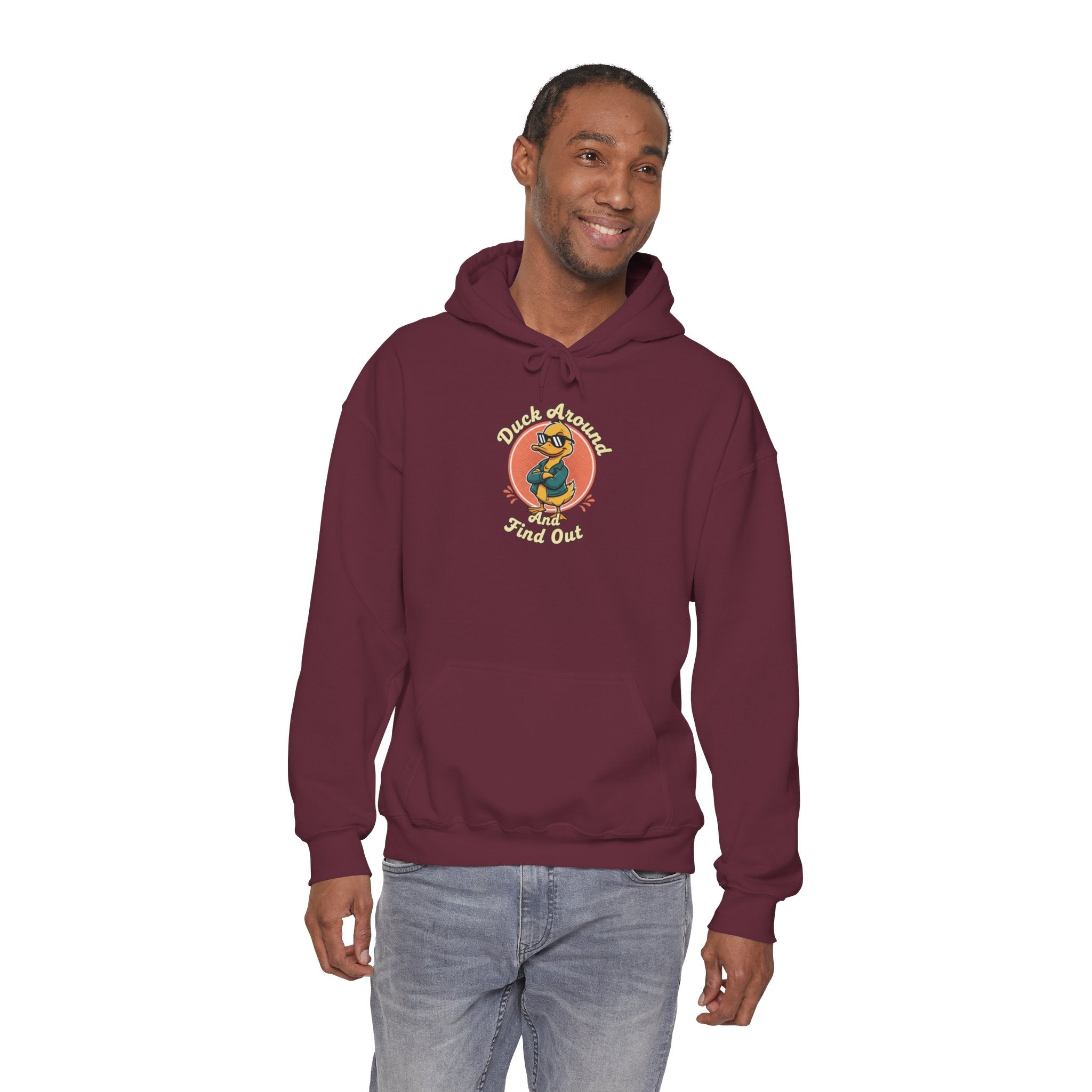 Duck Around and Find Out Hoodie — Funny Duck Graphic Hoodie