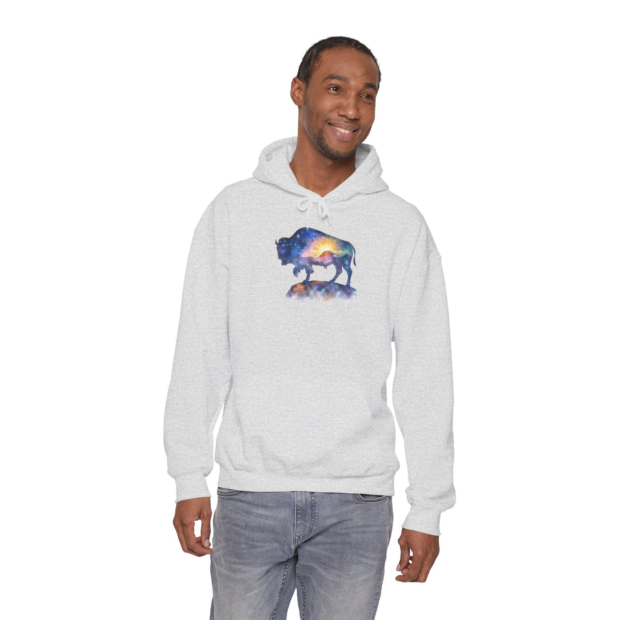 Cosmic Bison Graphic Sweatshirt