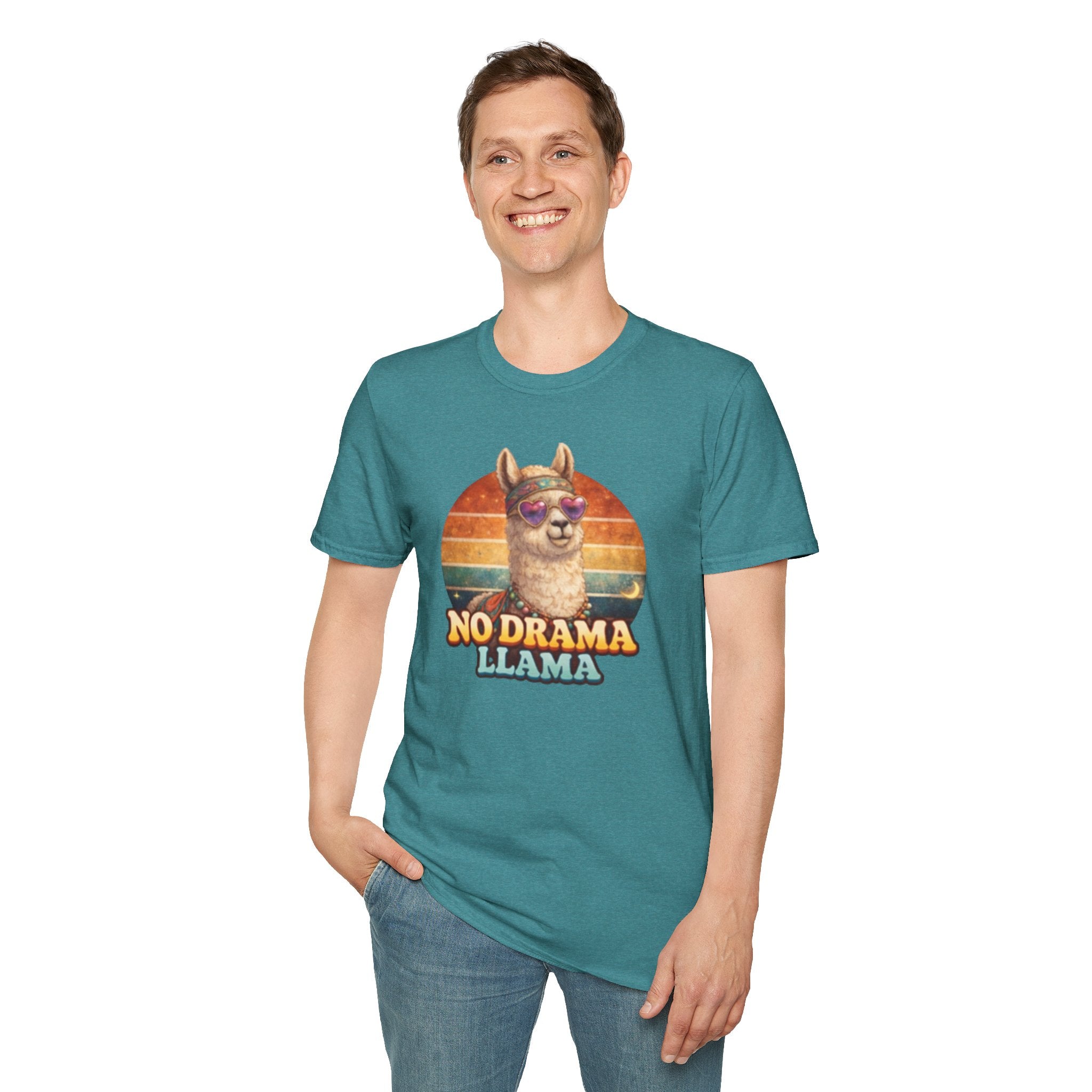 No Drama Llama Unisex Softstyle T-Shirt