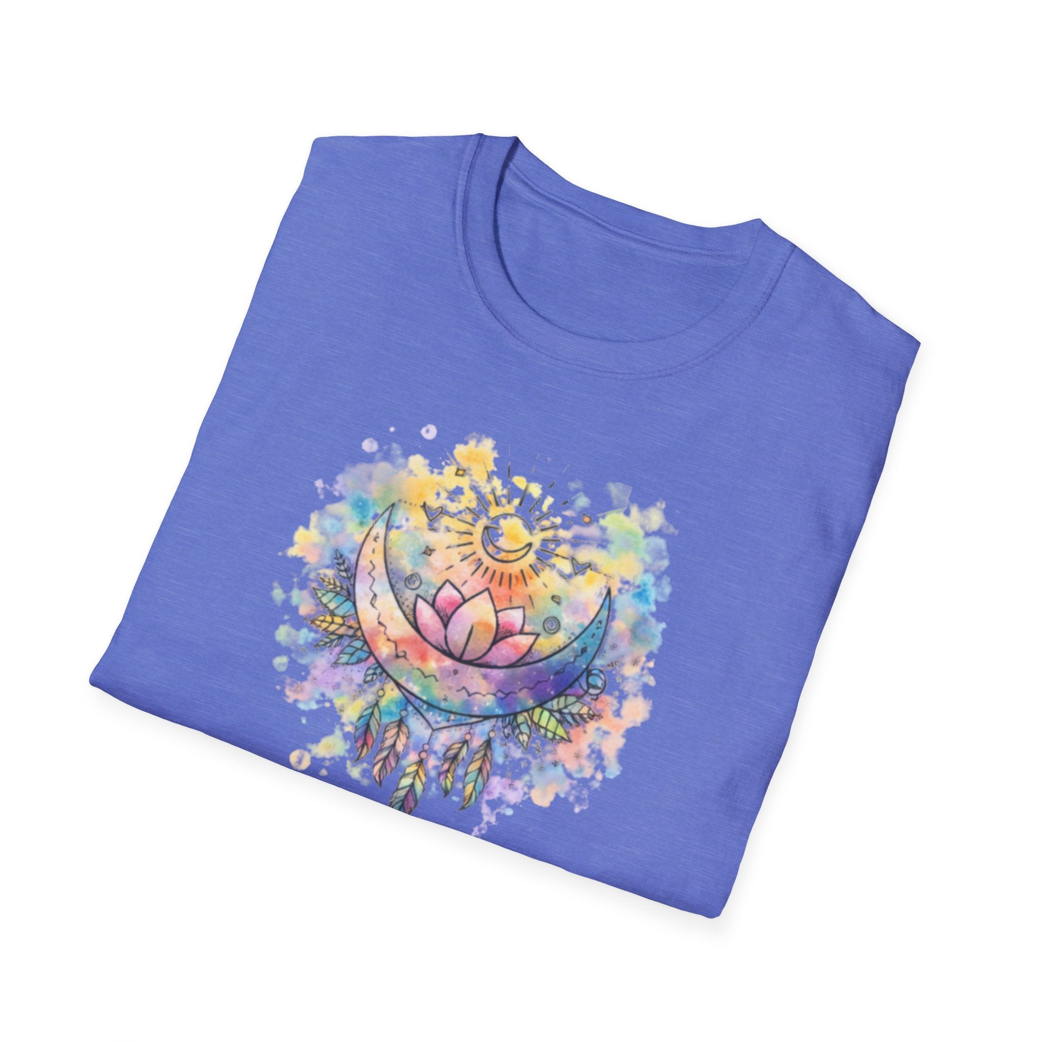Lotus Dreamcatcher Watercolor T-Shirt — Sun & Feather Spiritual Tee