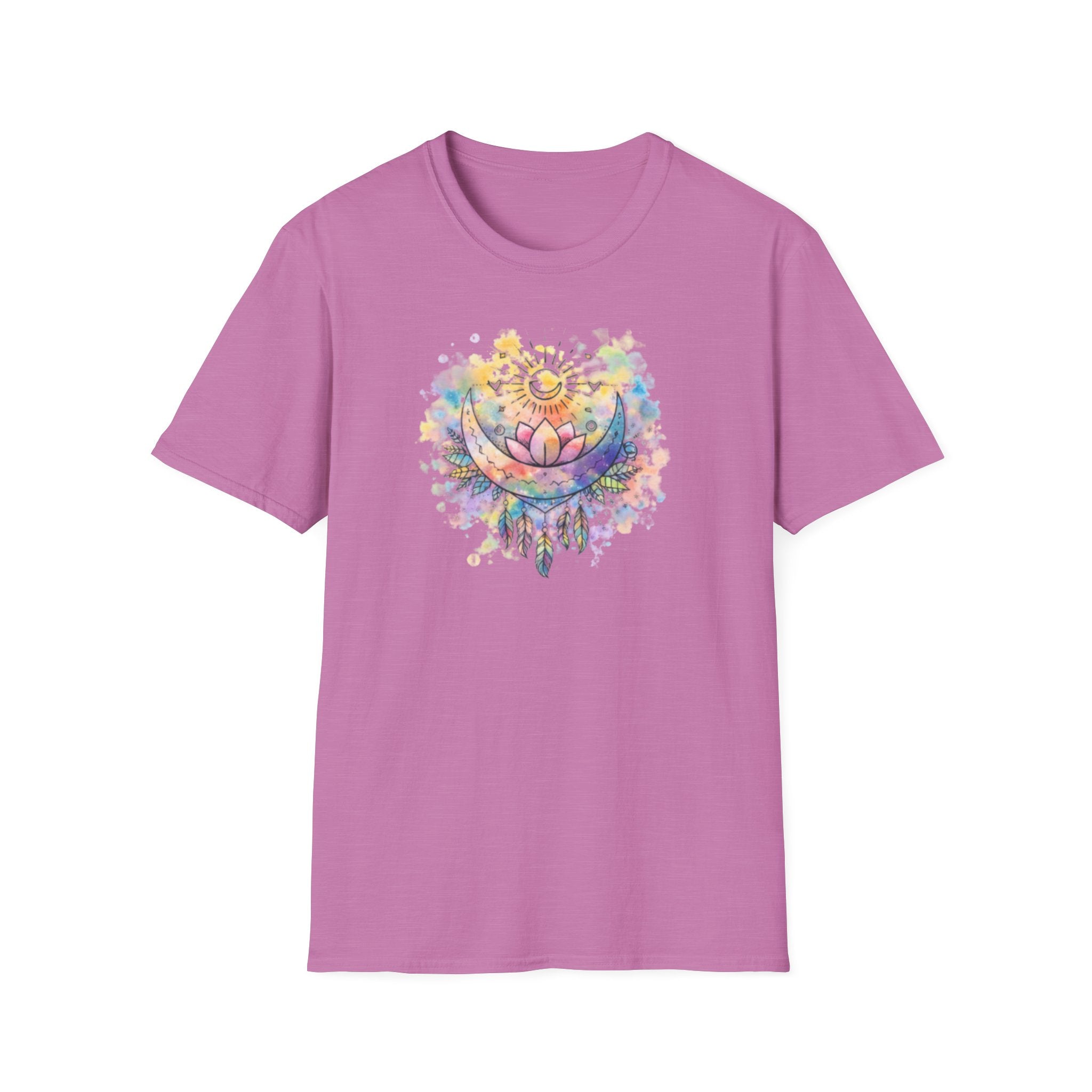 Lotus Dreamcatcher Watercolor T-Shirt — Sun & Feather Spiritual Tee