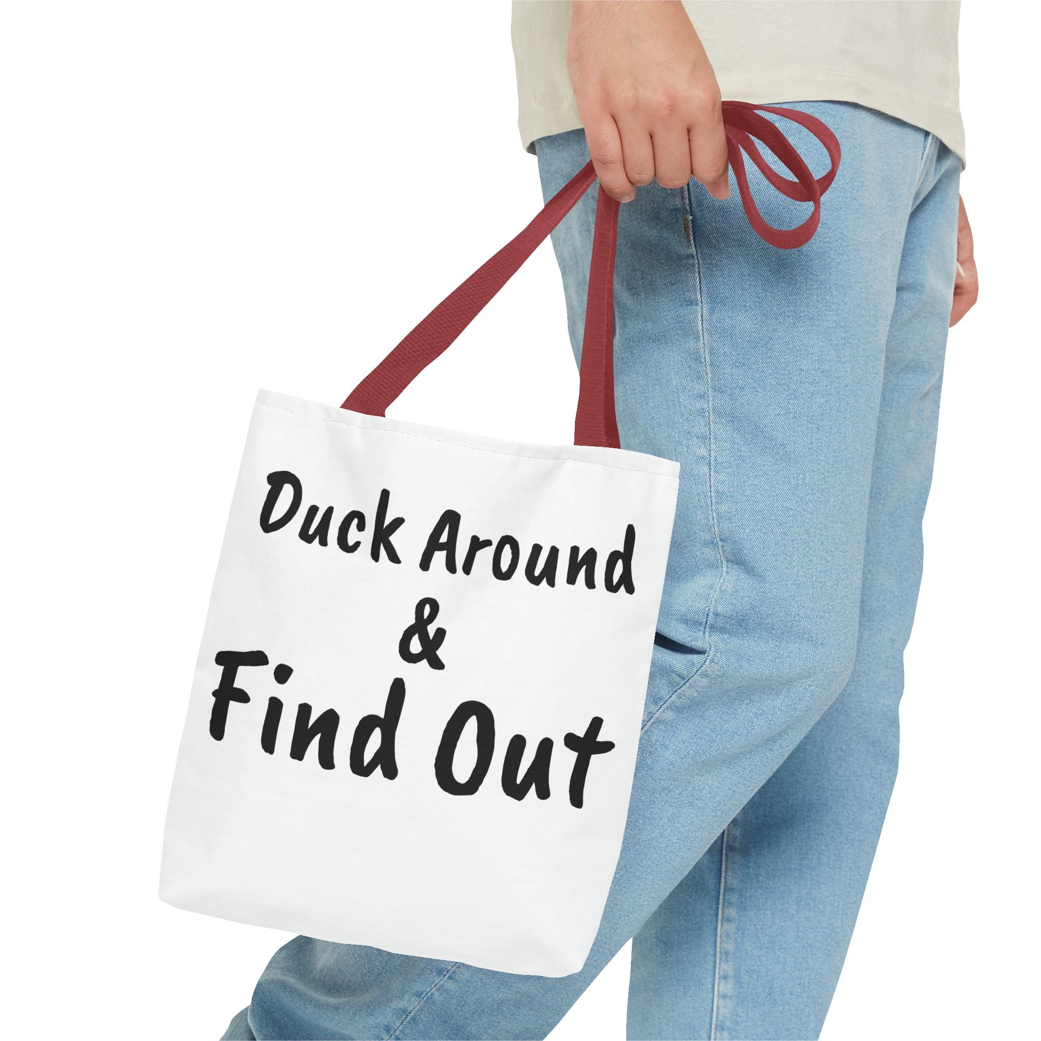 Duck Around Find Out Hoodie | Funny Phrase Pullover Sweatshirt