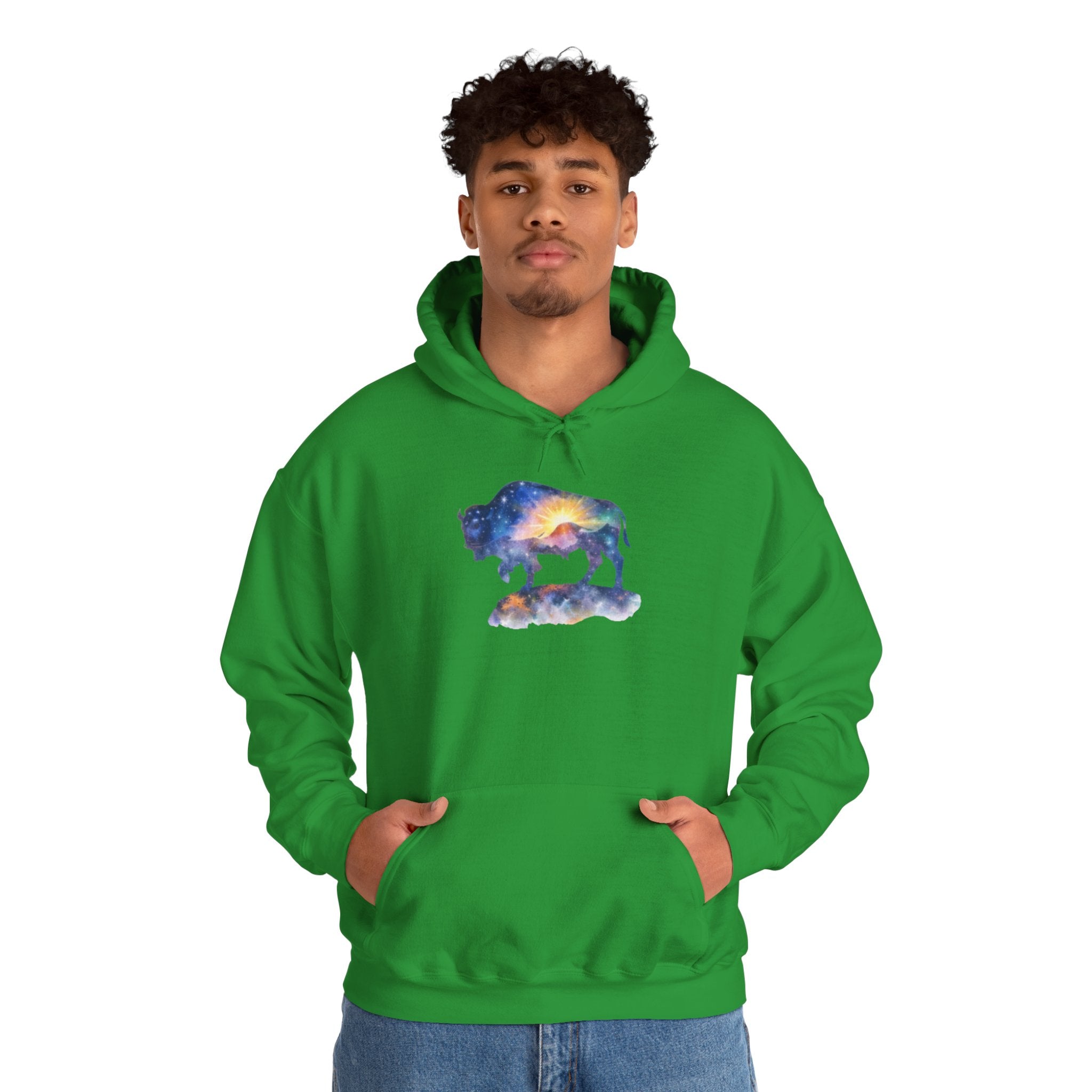 Cosmic Bison Graphic Sweatshirt