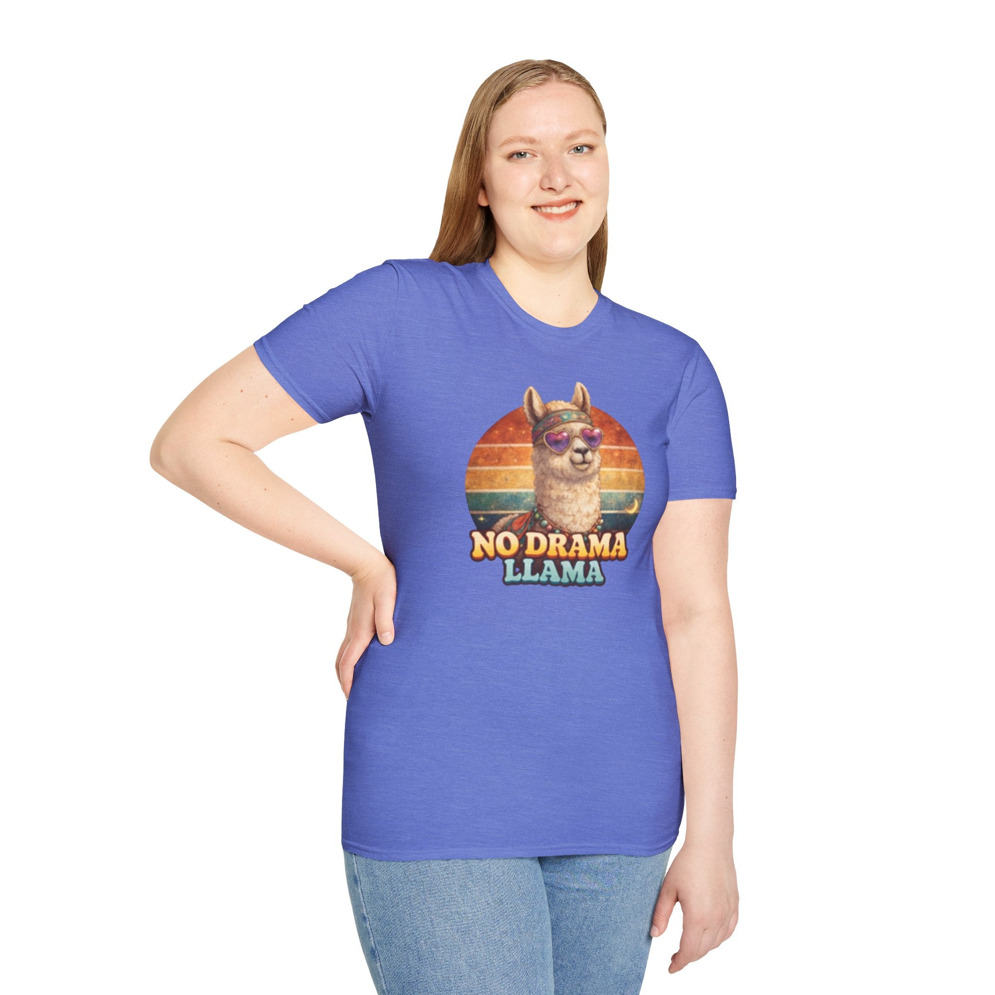 No Drama Llama Unisex Softstyle T-Shirt