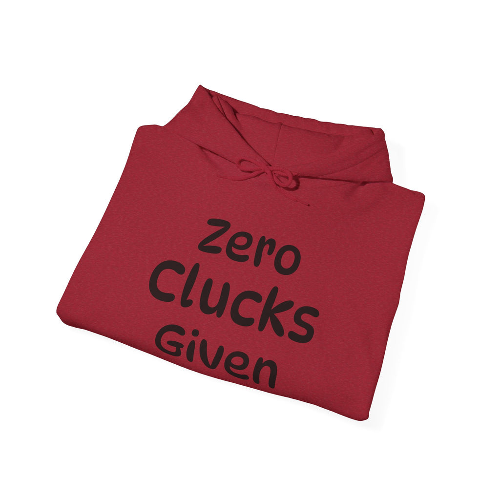 Zero Clucks Given Unisex Heavy Blend™ Hooded Sweatshirt