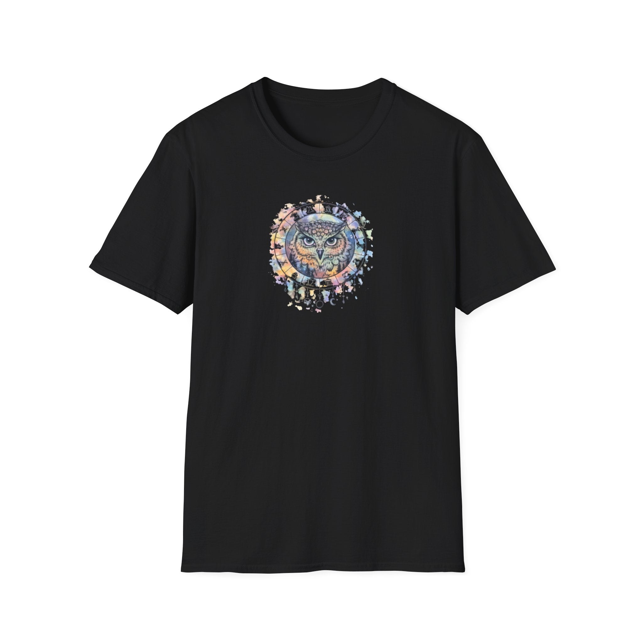 Watercolor Owl Mandala Spiritual T-Shirt Unisex