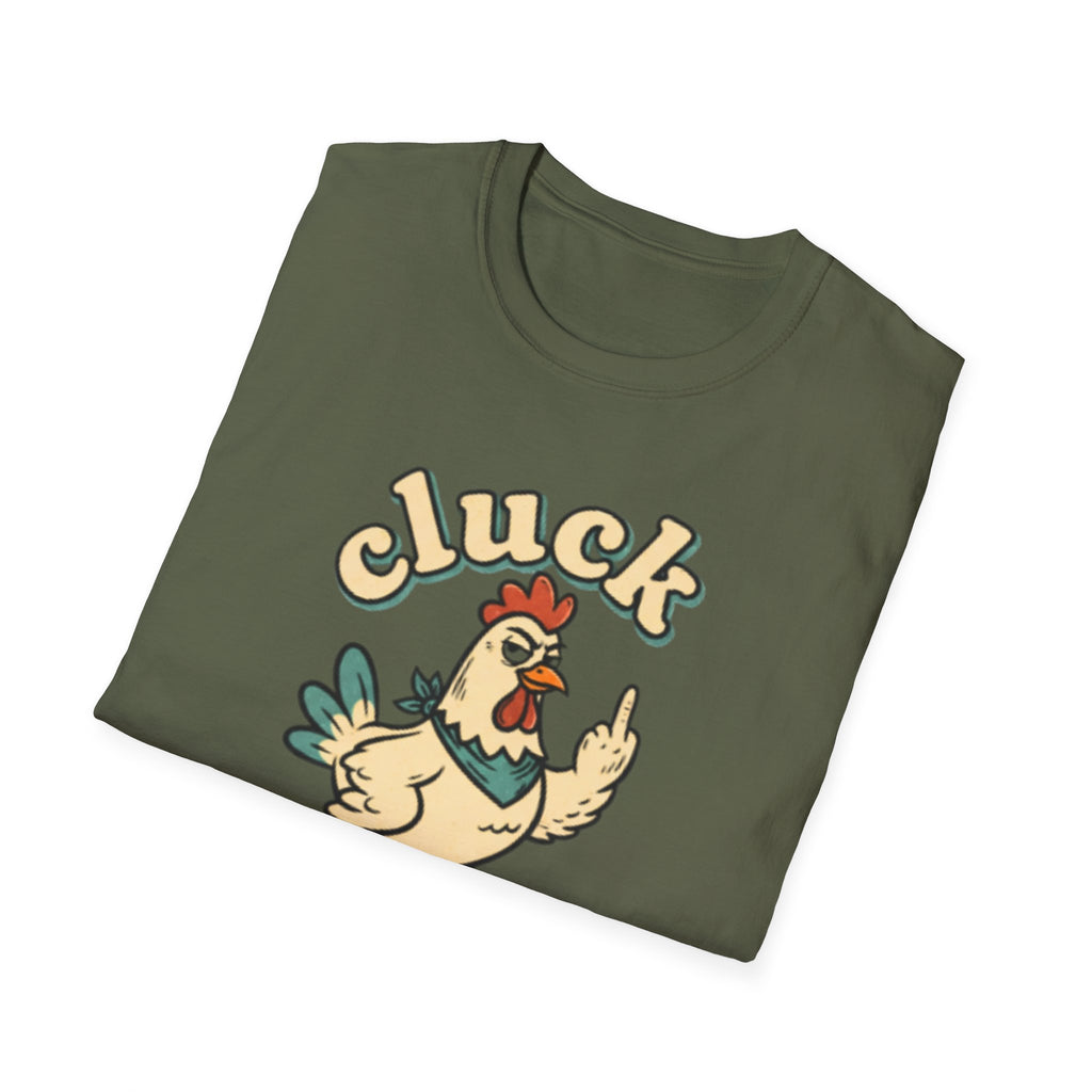 Cluck Off Chicken T-Shirt — Funny Retro Fowl Graphic Tee