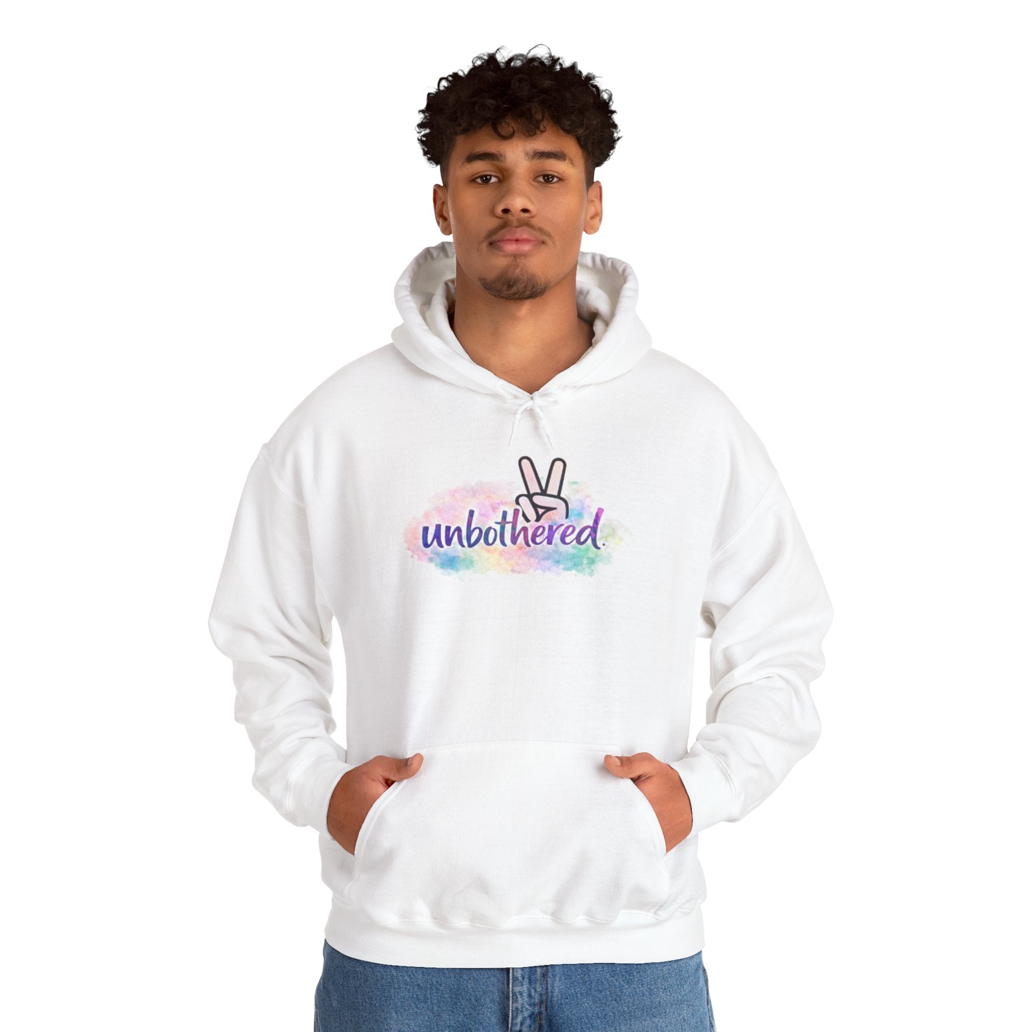 Unbothered Hoodie — Cozy Pullover Sweatshirt for Relaxed Vibes