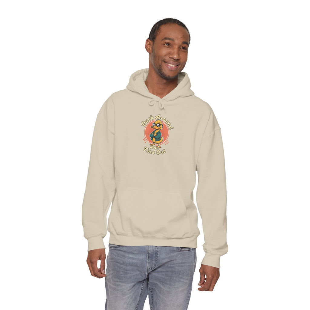 Duck Around and Find Out Hoodie — Funny Duck Graphic Hoodie