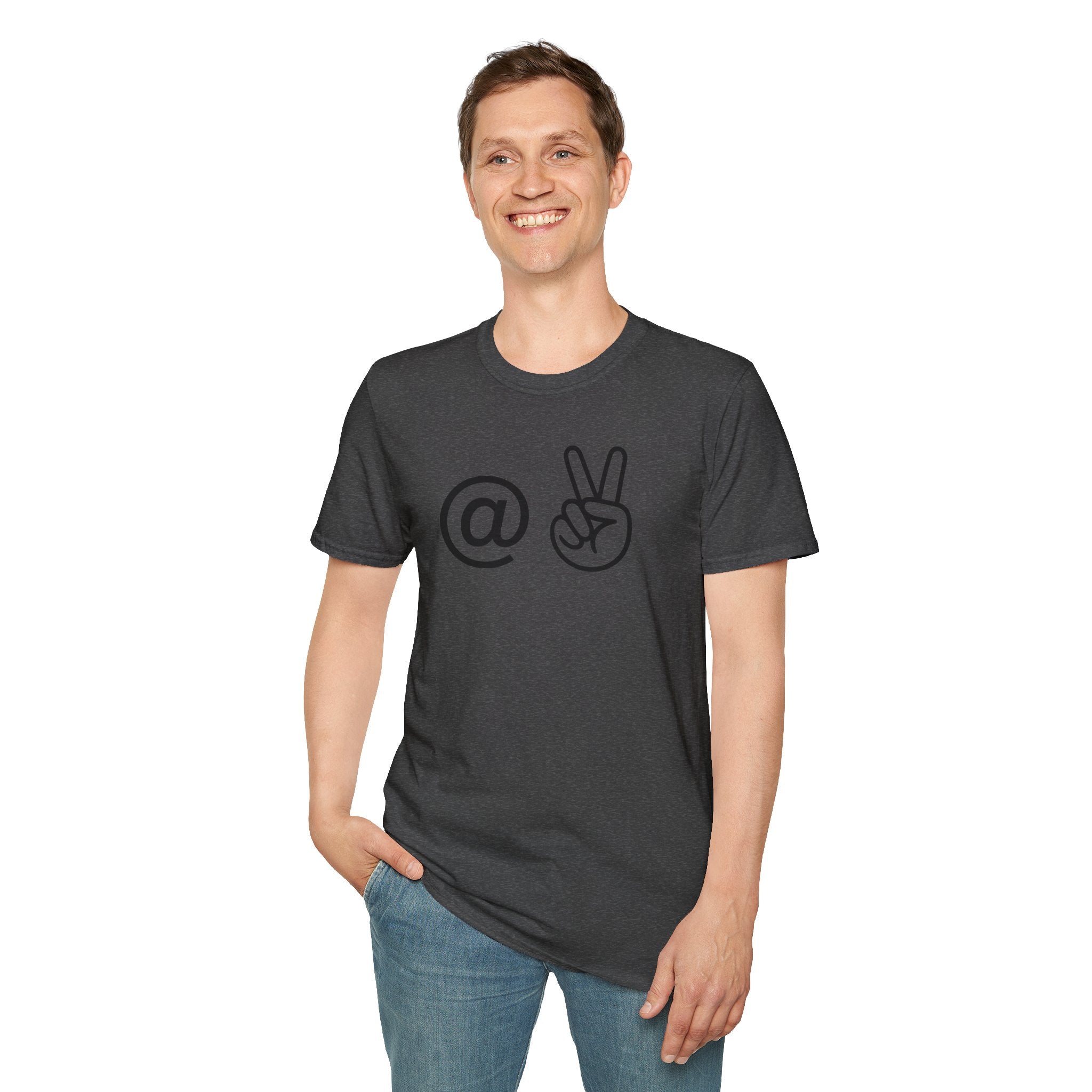 At Peace T-Shirt — Minimalist Graphic Tee