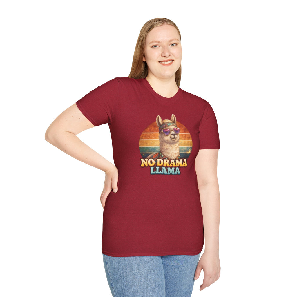 No Drama Llama Unisex Softstyle T-Shirt